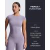 image:imageAoxjox Womens Velura Straight Leg Yoga Pants Buttery Soft PlushFlex MidWaist WideLeg for Workout amp Casual LeggingsSoft Amethyst