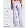 image:imageAoxjox Womens Workout Athlenza Straight Leg Bottoms High Waist Lumastretch Gym Yoga Pants 31 33 35Misty Lilac