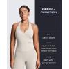 image:imageAoxjox Womens Workout Athlenza Straight Leg Bottoms High Waist Lumastretch Gym Yoga Pants 31 33 35Vanilla Beige