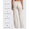 image:imageAoxjox Womens Workout Athlenza Straight Leg Bottoms High Waist Lumastretch Gym Yoga Pants 31 33 35Vanilla Beige