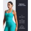 image:imageAoxjox Womens Workout Sleeveless Lola Longline Tank Fitness Training Gym Yoga Crop TanksLagoon Teal