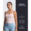 image:imageAoxjox Womens Workout Sleeveless Lola Longline Tank Fitness Training Gym Yoga Crop TanksSoft Blush