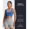 image:imageAoxjox Womens Workout Sports Bras Twist Front Fitness Training Gym Bra Yoga Crop Lola TankMotion Blue