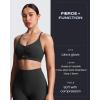 image:imageAoxjox Womens Workout Velura Biker Shorts High Waisted Hidden Scrunch PlushFlex Athletic Yoga Short 6Black