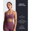 image:imageAoxjox Womens Workout Velura Biker Shorts High Waisted Hidden Scrunch PlushFlex Athletic Yoga Short 6Mauve Berry