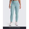 image:imageAoxjox Womens Workout Velura Leggings High Waisted Hidden Scrunch PlushFlex Buttery Soft Yoga Pants 26Cloud Steel Blue
