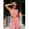image:imageAoxjox Womens Workout Velura Leggings High Waisted Hidden Scrunch PlushFlex Buttery Soft Yoga Pants 26Rose Clay