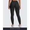 image:imageAoxjox Workout Kinetic Seamles Leggings for Women High Waisted Hidden Scrunch Tummy Control Gym Yoga Pants 23Black