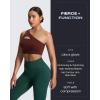 image:imageAoxjox Workout Kinetic Seamles Leggings for Women High Waisted Hidden Scrunch Tummy Control Gym Yoga Pants 23Eden Green
