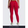 image:imageAoxjox Workout Kinetic Seamles Leggings for Women High Waisted Hidden Scrunch Tummy Control Gym Yoga Pants 23Lipstick Red