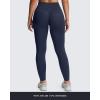 image:imageAoxjox Workout Kinetic Seamles Leggings for Women High Waisted Hidden Scrunch Tummy Control Gym Yoga Pants 23Naval Blue