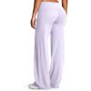 image:imageAoxjox Womens Workout Athlenza Fold Over Waist Straight Leg Bottoms Lumastretch Gym Yoga Pants 313335Misty Lilac