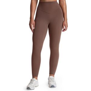 image:imageAoxjox High Waisted Workout Metamorph Breeze Leggings for Women Tummy Control Buttery Soft Yoga Pants 242628Fudge Coffee