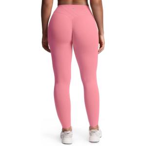 image:imageAoxjox Womens Workout Velura Leggings High Waisted Hidden Scrunch PlushFlex Buttery Soft Yoga Pants 26Rose Clay