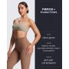 image:imageAoxjox High Waisted Workout Leggings for Women Tummy Control Buttery Soft Yoga Metamorph Deep V Pants 26A Brownie