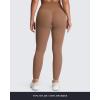 image:imageAoxjox High Waisted Workout Leggings for Women Tummy Control Buttery Soft Yoga Metamorph Deep V Pants 26A Brownie