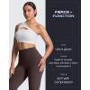 image:imageAoxjox High Waisted Workout Leggings for Women Tummy Control Buttery Soft Yoga Metamorph Deep V Pants 26A Mulch