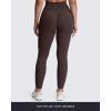 image:imageAoxjox High Waisted Workout Leggings for Women Tummy Control Buttery Soft Yoga Metamorph Deep V Pants 26A Mulch