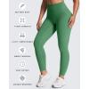 image:imageAoxjox High Waisted Workout Leggings for Women Tummy Control Buttery Soft Yoga Metamorph Deep V Pants 26B Bottle Green