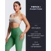 image:imageAoxjox High Waisted Workout Leggings for Women Tummy Control Buttery Soft Yoga Metamorph Deep V Pants 26B Bottle Green