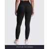 image:imageAoxjox High Waisted Workout Leggings for Women Tummy Control Buttery Soft Yoga Metamorph Deep V Pants 26Black 3 Pieces Pack