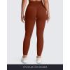 image:imageAoxjox High Waisted Workout Leggings for Women Tummy Control Buttery Soft Yoga Metamorph Deep V Pants 26Cherry Mahogany