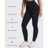 image:imageAoxjox High Waisted Workout Leggings for Women Tummy Control Buttery Soft Yoga Metamorph Deep V Pants 26Cloud Black
