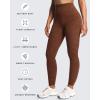 image:imageAoxjox High Waisted Workout Leggings for Women Tummy Control Buttery Soft Yoga Metamorph Deep V Pants 26Cloud Brown
