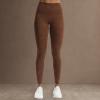 image:imageAoxjox High Waisted Workout Leggings for Women Tummy Control Buttery Soft Yoga Metamorph Deep V Pants 26Cloud Brown