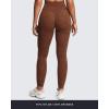 image:imageAoxjox High Waisted Workout Leggings for Women Tummy Control Buttery Soft Yoga Metamorph Deep V Pants 26Cloud Brown