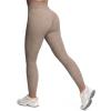 image:imageAoxjox High Waisted Workout Leggings for Women Tummy Control Buttery Soft Yoga Metamorph Deep V Pants 26Cloud Fade Mocha