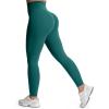 image:imageAoxjox High Waisted Workout Leggings for Women Tummy Control Buttery Soft Yoga Metamorph Deep V Pants 26Deep Lagoon