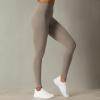 image:imageAoxjox High Waisted Workout Leggings for Women Tummy Control Buttery Soft Yoga Metamorph Deep V Pants 26Driftwood Run Small size Up