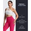 image:imageAoxjox High Waisted Workout Leggings for Women Tummy Control Buttery Soft Yoga Metamorph Deep V Pants 26Love Potionl See Through