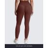 image:imageAoxjox High Waisted Workout Leggings for Women Tummy Control Buttery Soft Yoga Metamorph Deep V Pants 26Rum Raisin