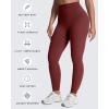 image:imageAoxjox High Waisted Workout Leggings for Women Tummy Control Buttery Soft Yoga Metamorph Deep V Pants 26Rum Raisin
