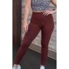 image:imageAoxjox High Waisted Workout Leggings for Women Tummy Control Buttery Soft Yoga Metamorph Deep V Pants 26Rum Raisin