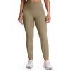 image:imageAoxjox High Waisted Workout Leggings for Women Tummy Control Buttery Soft Yoga Metamorph Deep V Pants 26Taupe