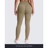 image:imageAoxjox High Waisted Workout Leggings for Women Tummy Control Buttery Soft Yoga Metamorph Deep V Pants 26Taupe