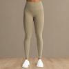 image:imageAoxjox High Waisted Workout Leggings for Women Tummy Control Buttery Soft Yoga Metamorph Deep V Pants 26Taupe