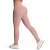 image:imageAoxjox High Waisted Workout Leggings for Women Tummy Control Buttery Soft Yoga Metamorph Deep V Pants 26Woodrose