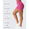 image:imageAoxjox Lexi Lined Workout Biker Shorts for Women Tummy Control High Waisted Exercise Athletic Gym Running Yoga Short 6Baton RedMauve