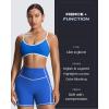 image:imageAoxjox Lexi Lined Workout Biker Shorts for Women Tummy Control High Waisted Exercise Athletic Gym Running Yoga Short 6Directoire BlueWhite