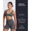image:imageAoxjox Lexi Lined Workout Biker Shorts for Women Tummy Control High Waisted Exercise Athletic Gym Running Yoga Short 6Iron GreyGrey