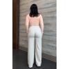 image:imageAoxjox Womens Athlenza Ruffle Wrap Tie Front Tops Long Sleeve Shrug Crop Top Ballet Yoga Workout CardiganSatin Nude Pink