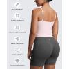 image:imageAoxjox Womens Workout Sleeveless Sculpt Strap Longline Tank Fitness Training Gym Yoga Crop TanksSoft Blush