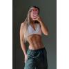 image:imageAoxjox Womens Workout Sports Bras Fitness Metamorph Sienna Twist Bra Yoga Crop Tank1 White