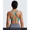 image:imageAoxjox Womens Workout Sports Bras Fitness Metamorph Sienna Twist Bra Yoga Crop TankCascade Blue