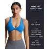 image:imageAoxjox Womens Workout Sports Bras Fitness Metamorph Sienna Twist Bra Yoga Crop TankDirectoire Blue
