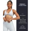 image:imageAoxjox Womens Workout Sports Bras Fitness Metamorph Sienna Twist Bra Yoga Crop TankLight Blue Dot Print